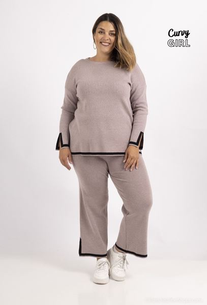Picture of CURVY GIRL SWEATER AND TROUSER SUIT